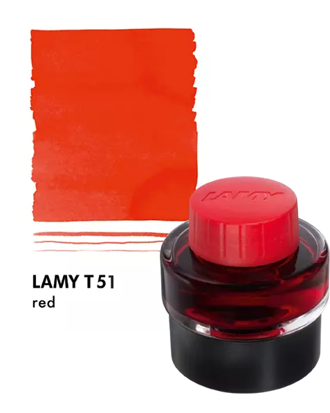 Red t51 Lamy Fountain Pen Ink - Odd Nodd Art Supply