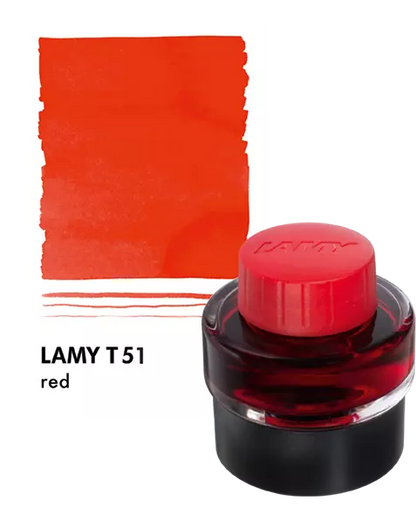 Red t51 Lamy Fountain Pen Ink - Odd Nodd Art Supply
