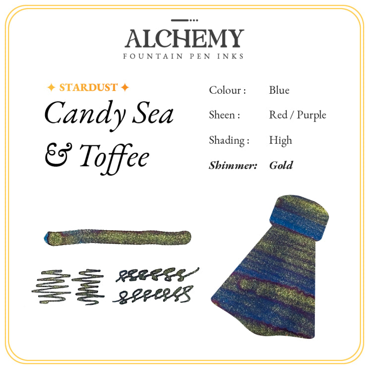 Candy Sea and Toffee Endless Alchemy Fountain Pen Inks - Odd Nodd Art Supply