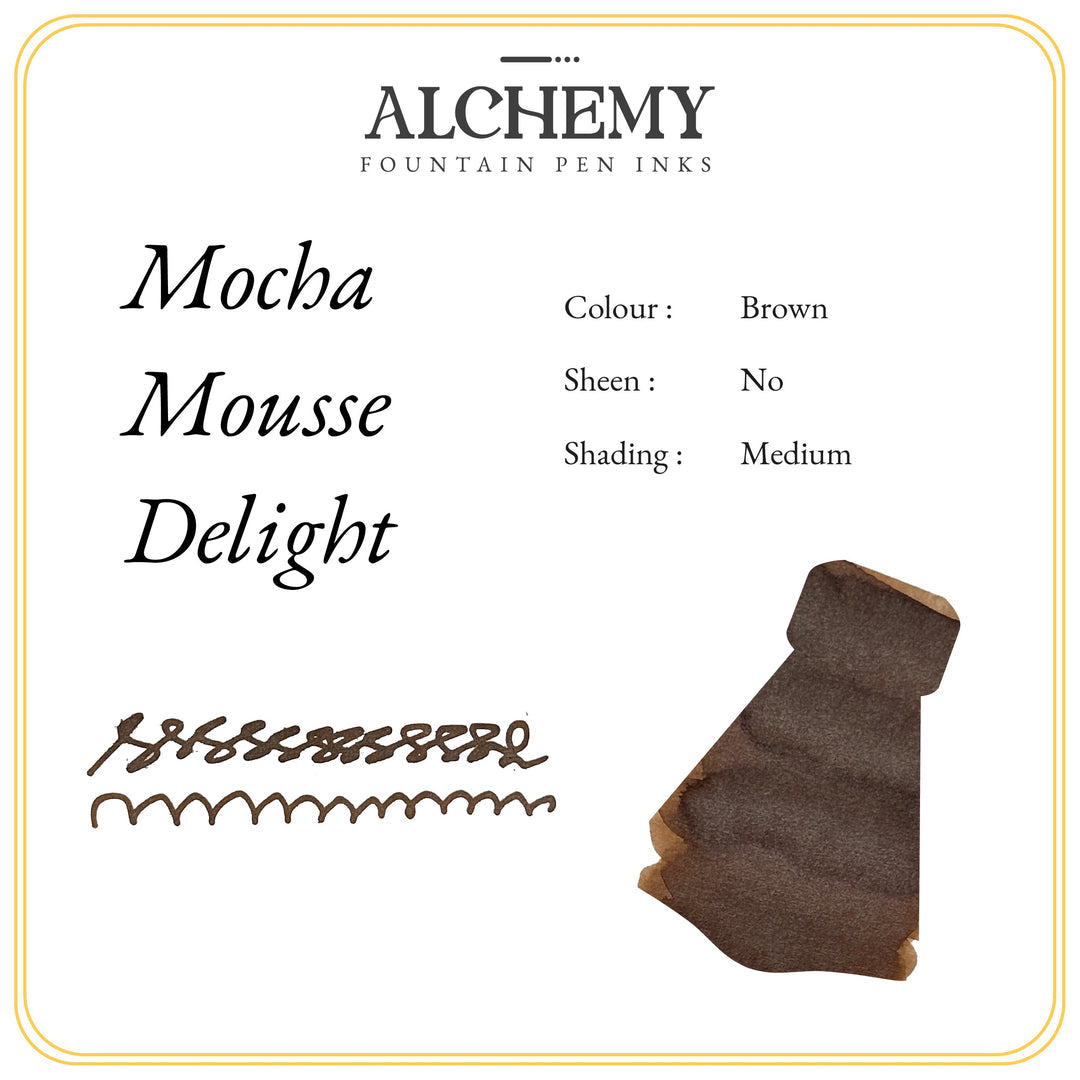 Mocha Mousse Endless Alchemy Fountain Pen Inks - Odd Nodd Art Supply