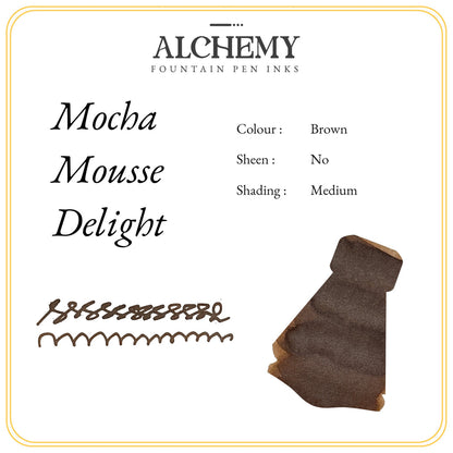 Mocha Mousse Endless Alchemy Fountain Pen Inks - Odd Nodd Art Supply