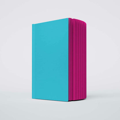 Uglybook in No 1 Blazer with an aqua cover and magenta pages