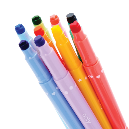 Confetti Stamp: Double-Ended Markers