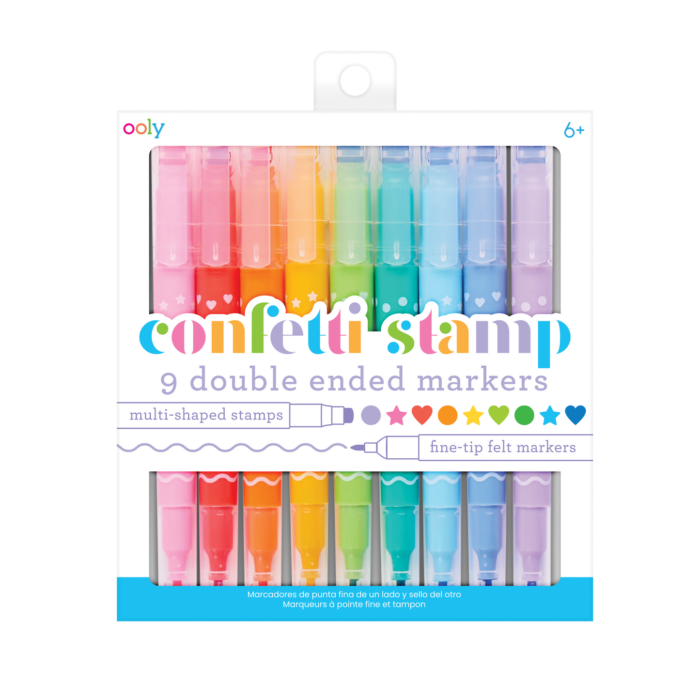 Confetti Stamp: Double-Ended Markers