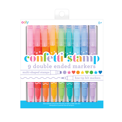 Confetti Stamp: Double-Ended Markers