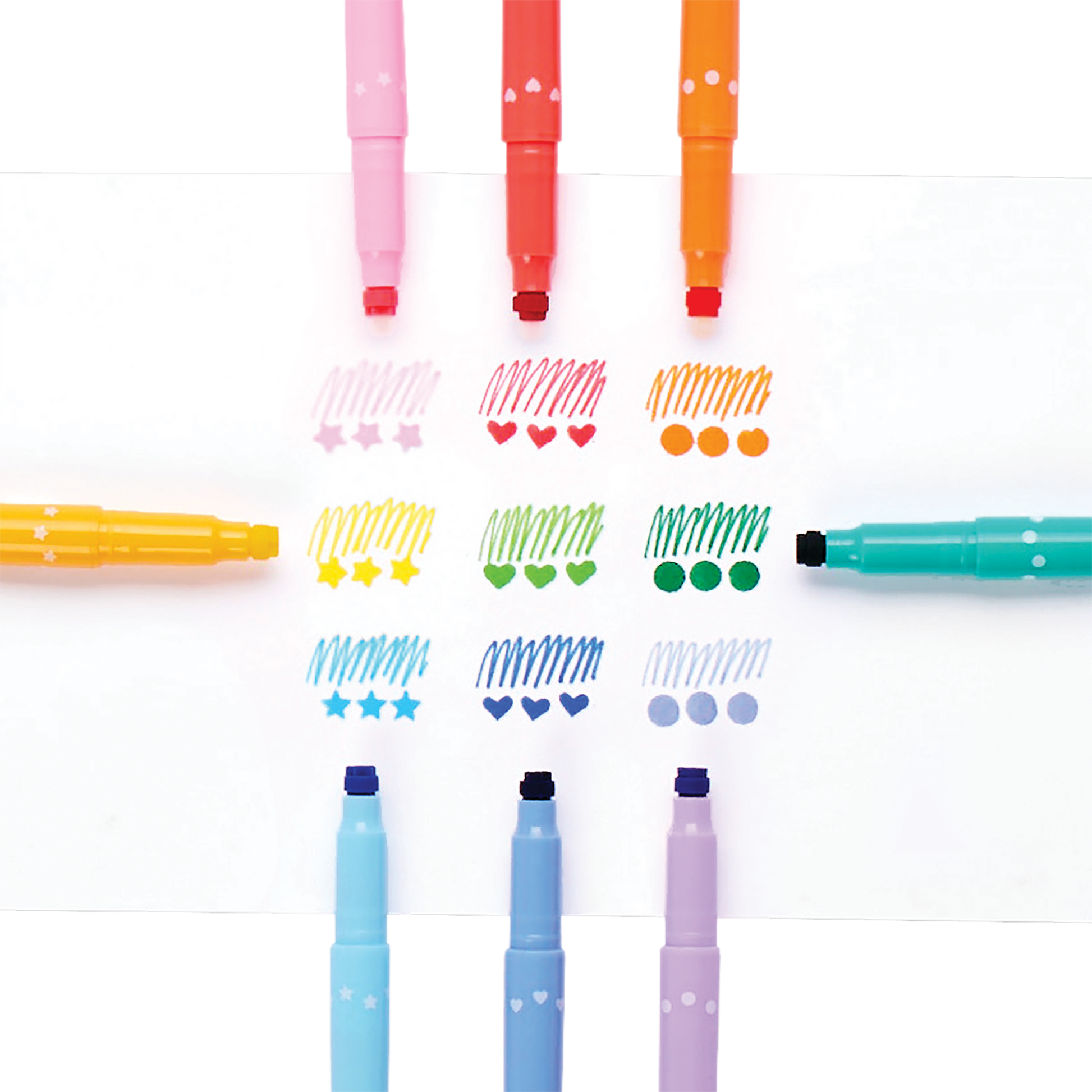 Confetti Stamp: Double-Ended Markers
