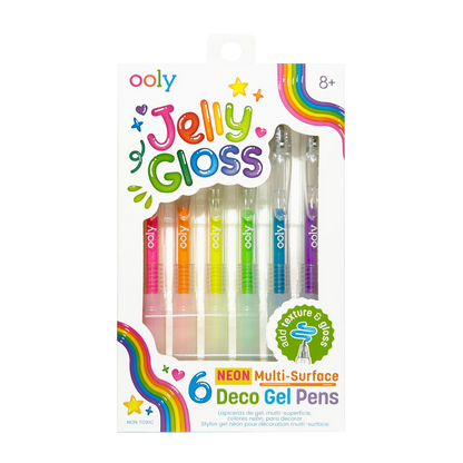 Jelly Gloss: Neon Multi-Surface Deco. Gel Pens