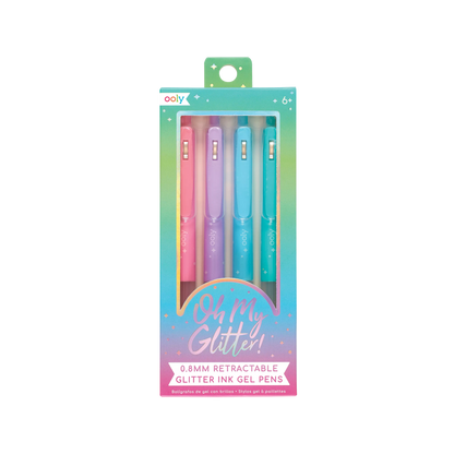 Oh My Glitter!: Retractable Glitter Ink Gel Pens