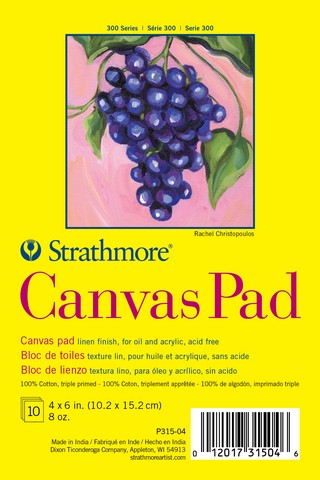 4x6 300 Series Strathmore Canvas Paper Pads - Odd Nodd Art Supply