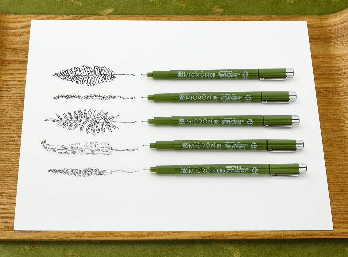 Pigma Micron Eco Pen Sets