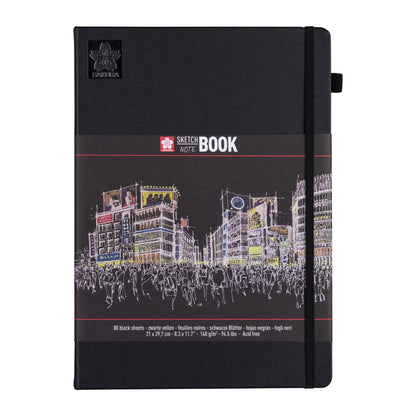 Black Paper Sakura Sketch Book