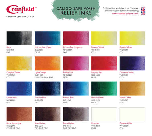 Cranfield Caligo Safe Wash Etching Ink - Odd Nodd Art Supply
