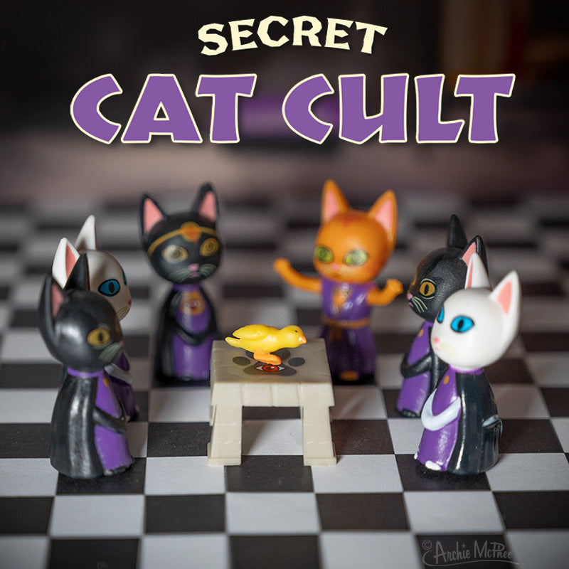 Secret Cat Cult - Odd Nodd Art Supply