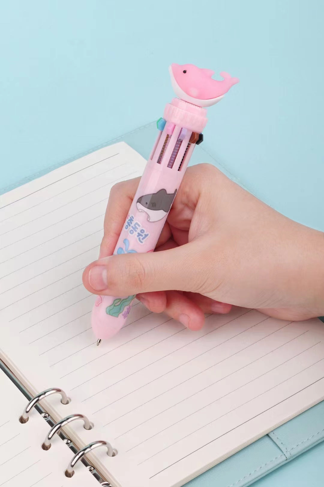 Dolphin Shark Whale 10-Color Retractable Pen - Odd Nodd Art Supply