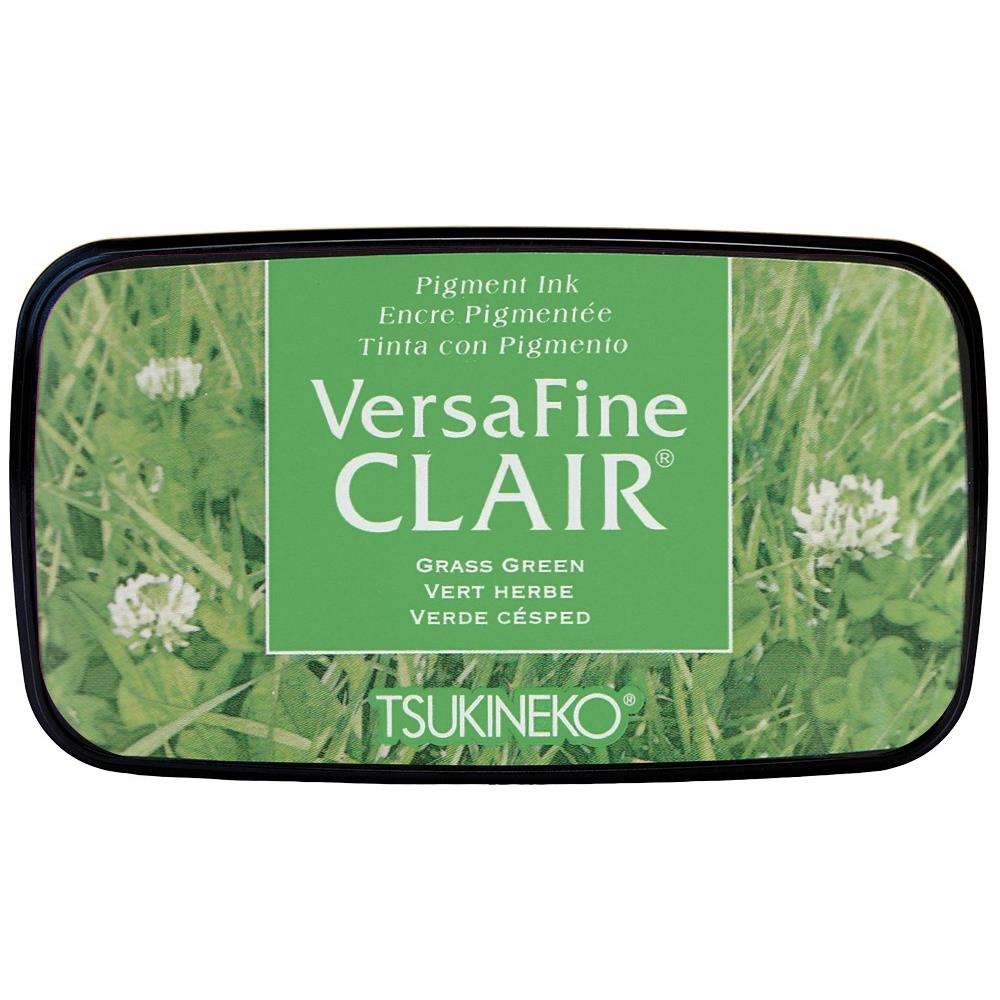 Grass Green Versafine Clair Pigment Stamp Ink - Odd Nodd Art Supply