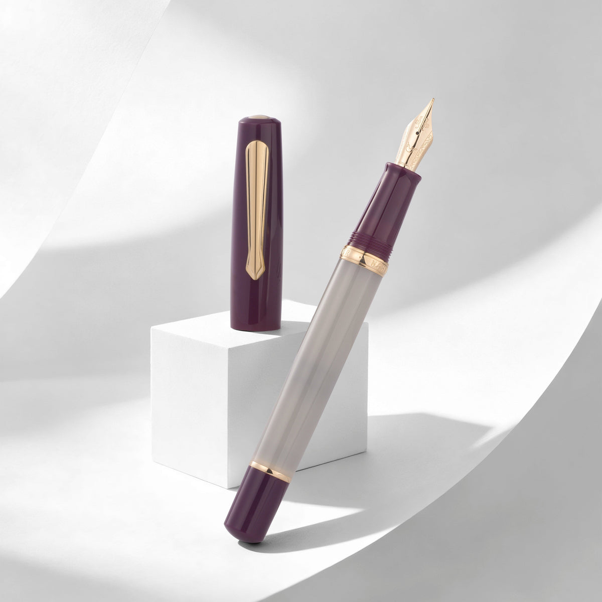 Violet Ash Nahvalur Original Fountain Pens - Odd Nodd Art Supply