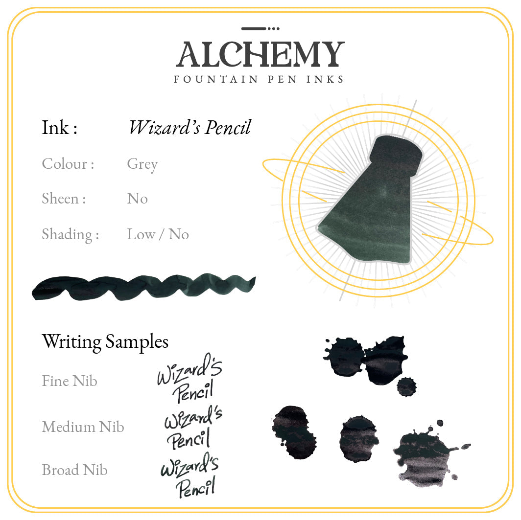 Wizard's Pencil Endless Alchemy Fountain Pen Inks - Odd Nodd Art Supply