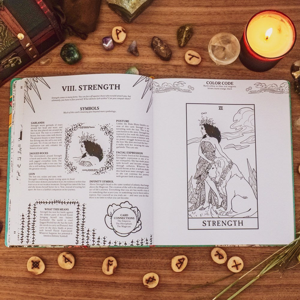 Modern Witch Tarot Coloring Book - Odd Nodd Art Supply
