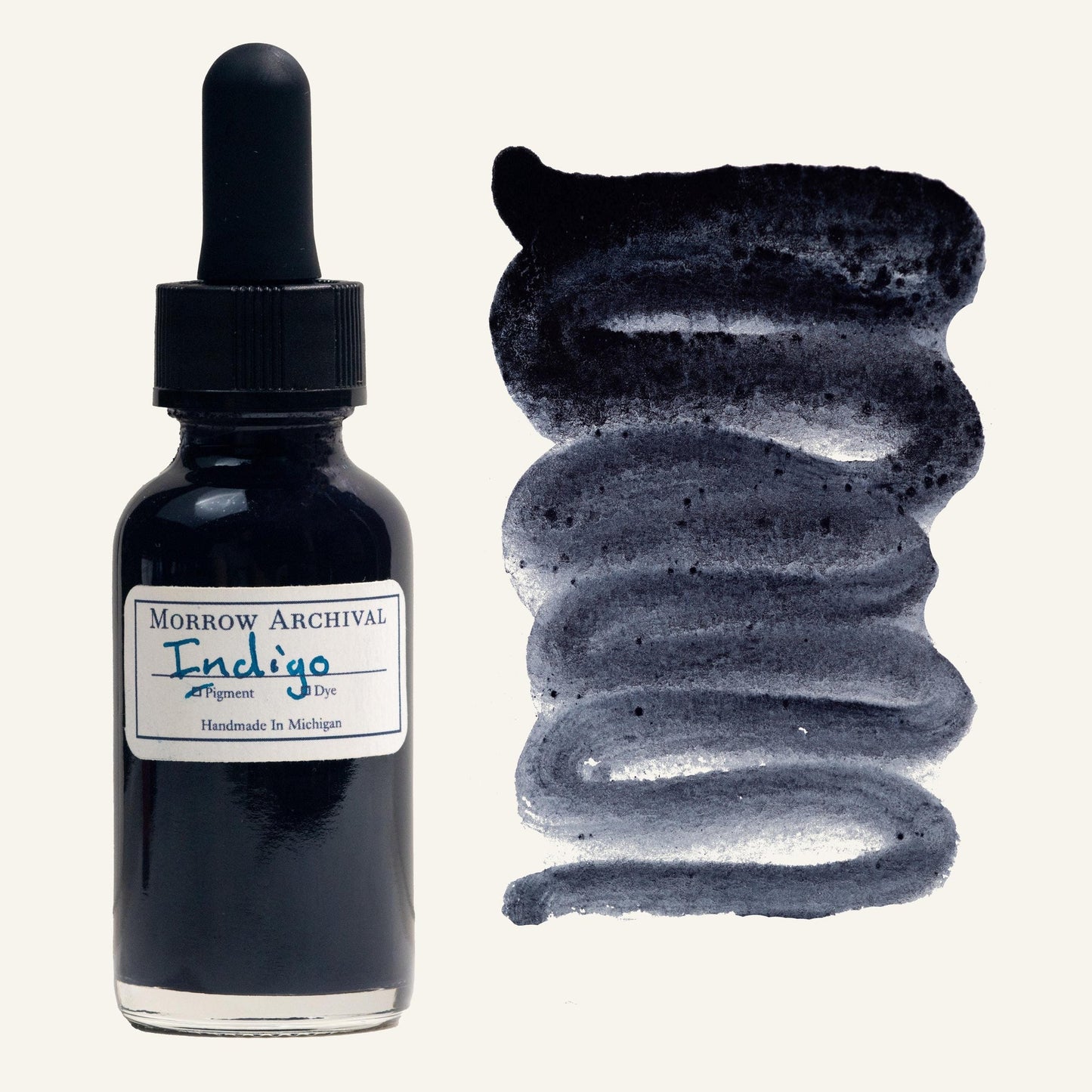 Indigo Morrow Watercolor Ink Bottle - Odd Nodd Art Supply
