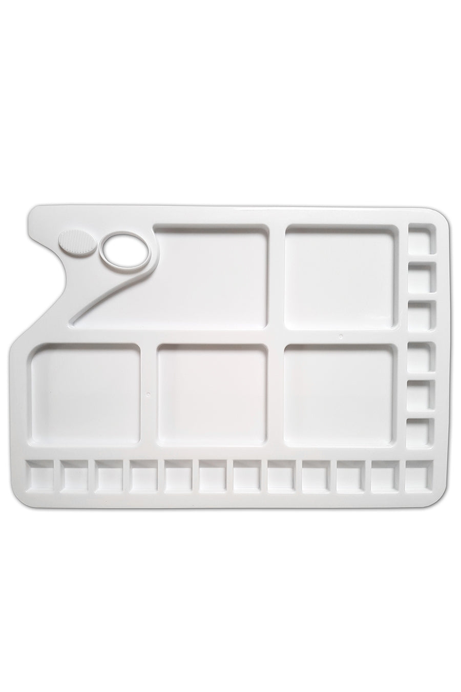Zieler® Large White Palette Sturdy Plastic 23 Well
