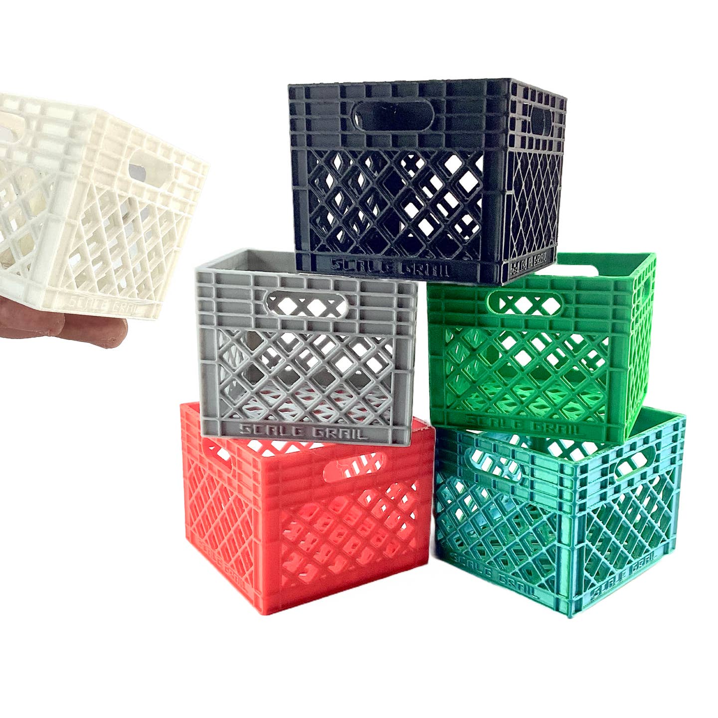 Miniature Record Crate