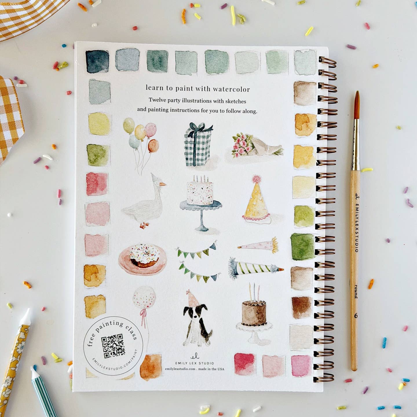 Watercolor Workbook by Emily Lex