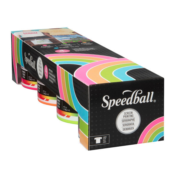 Fluorescent Fabric Screen Printing Ink Sets - Odd Nodd Art Supply