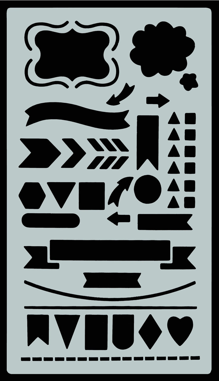 Dotted Journal Stencil Set