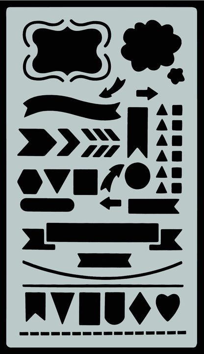 Dotted Journal Stencil Set