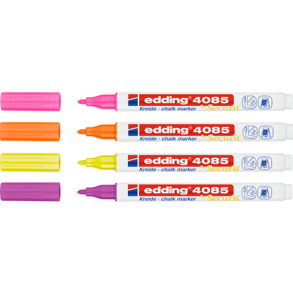 edding Chalk Marker Sets 4085 Neon - Odd Nodd Art Supply