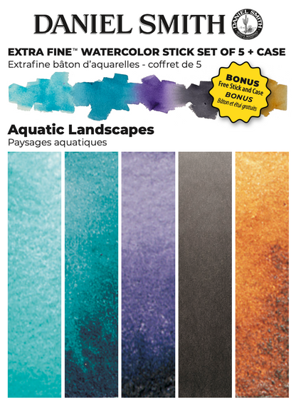 Aquatic Daniel Smith Extra-Fine Watercolor Stick Sets - Odd Nodd Art Supply