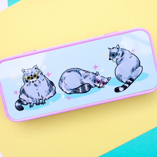 Raccoon Pencil Tin