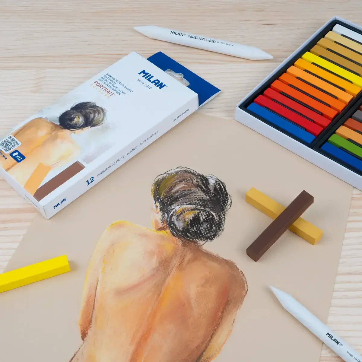 Milan Soft Pastel Stick Sets - Odd Nodd Art Supply