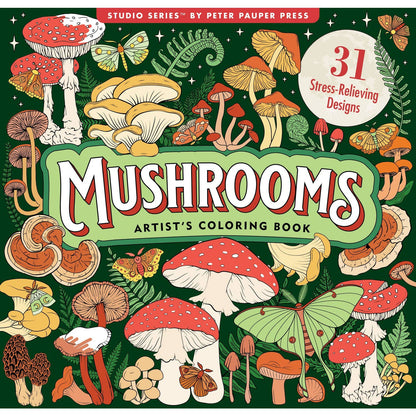 Mushrooms Artist Coloring Book