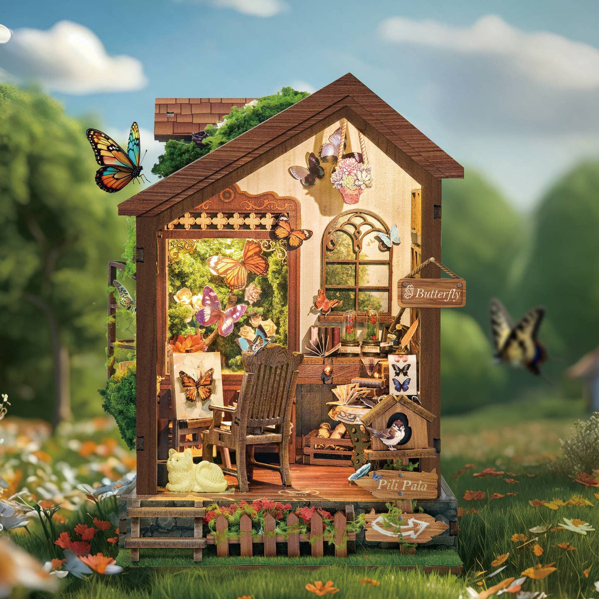 DIY Miniature Book Nook Kits