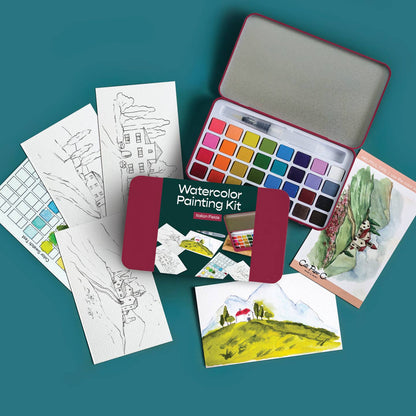 Watercolor Painting Kit by Cate Paper Co
