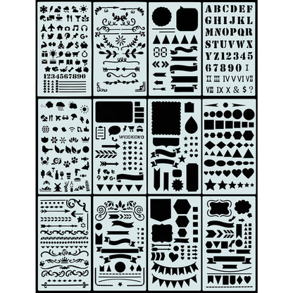 Dotted Journal Stencil Set