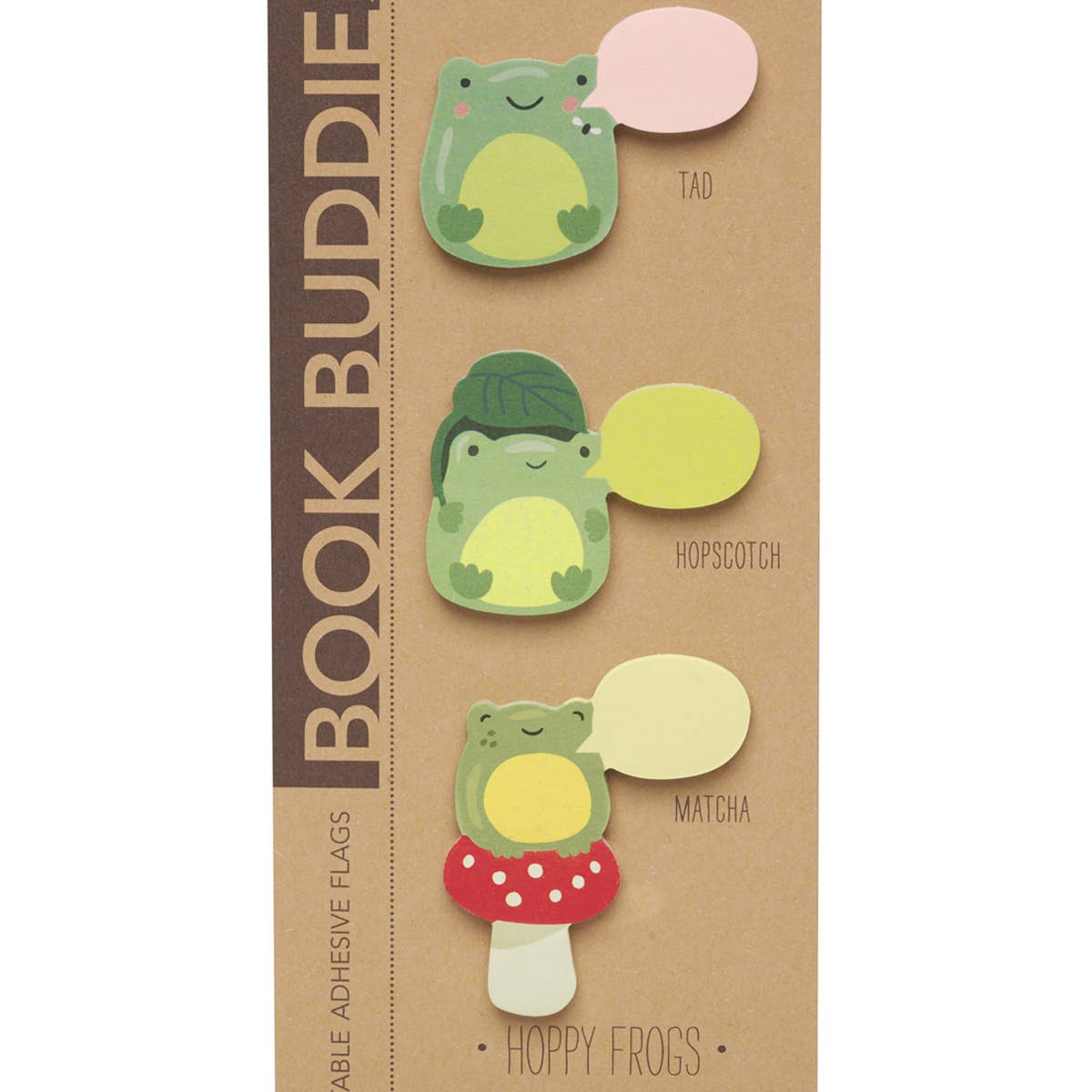 Hoppy Frogs Book Buddies Adhesive Note Flags - Odd Nodd Art Supply