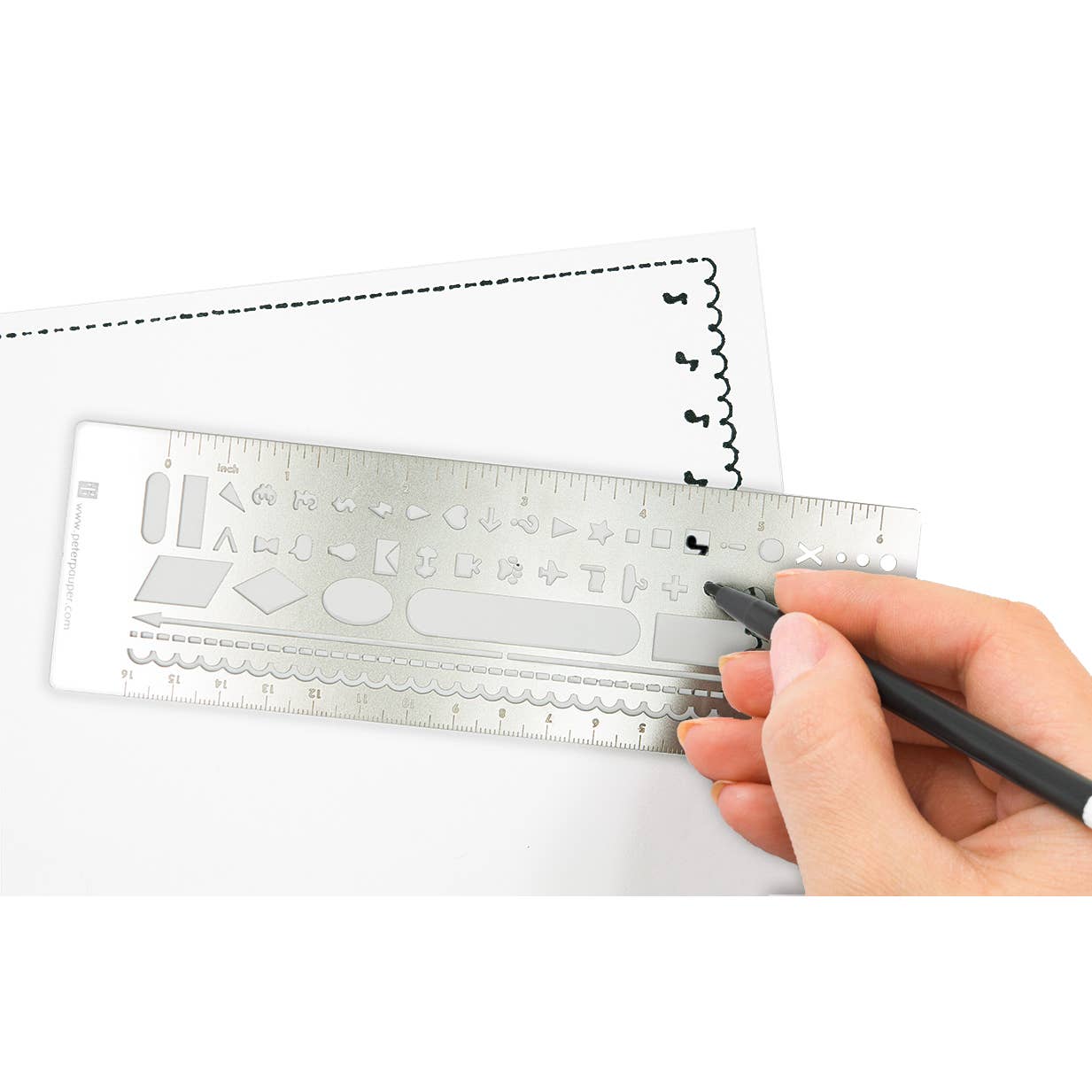Metal Stencil Bookmark
