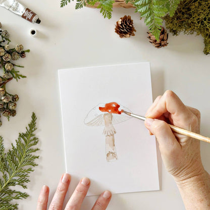 Paintable Watercolor Notecards by Emily Lex