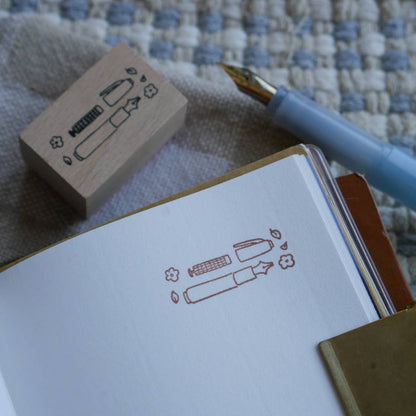 Fountain Pen Stamp by dana ate oatmeal!
