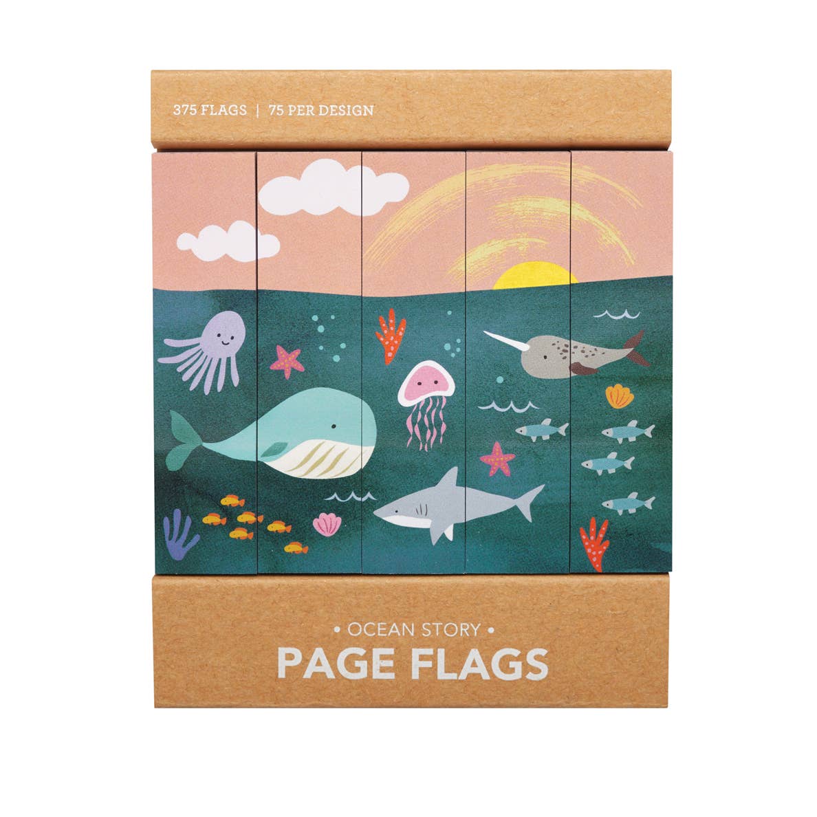 Ocean Story Sticky Note Flags - Odd Nodd Art Supply