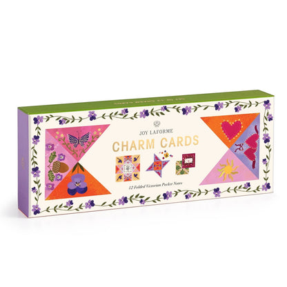 Joy Laforme Charm Cards, Folded Victorian Pocket Cards