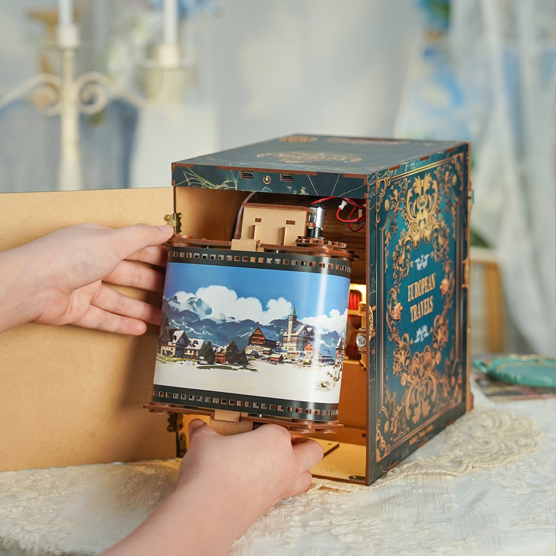 European Travels (Motion Scene) Book Nook - Odd Nodd Art Supply