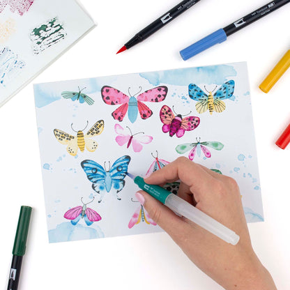 Dual Brush Pen Watercolor Set - Odd Nodd Art Supply