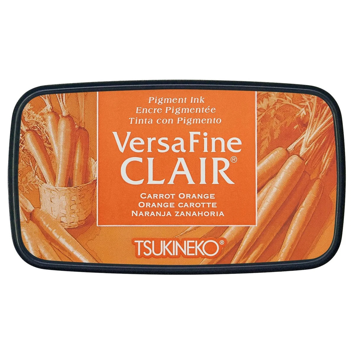 Carrot Orange Tsukineko Versafine Clair Pigment Stamp Ink