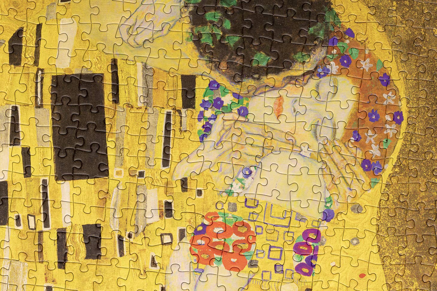 Puzzle 1000 pièces : art klimt : le baiser Trefl