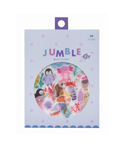 Ocean Wonders Jumble Washi Stickers - Odd Nodd Art Supply
