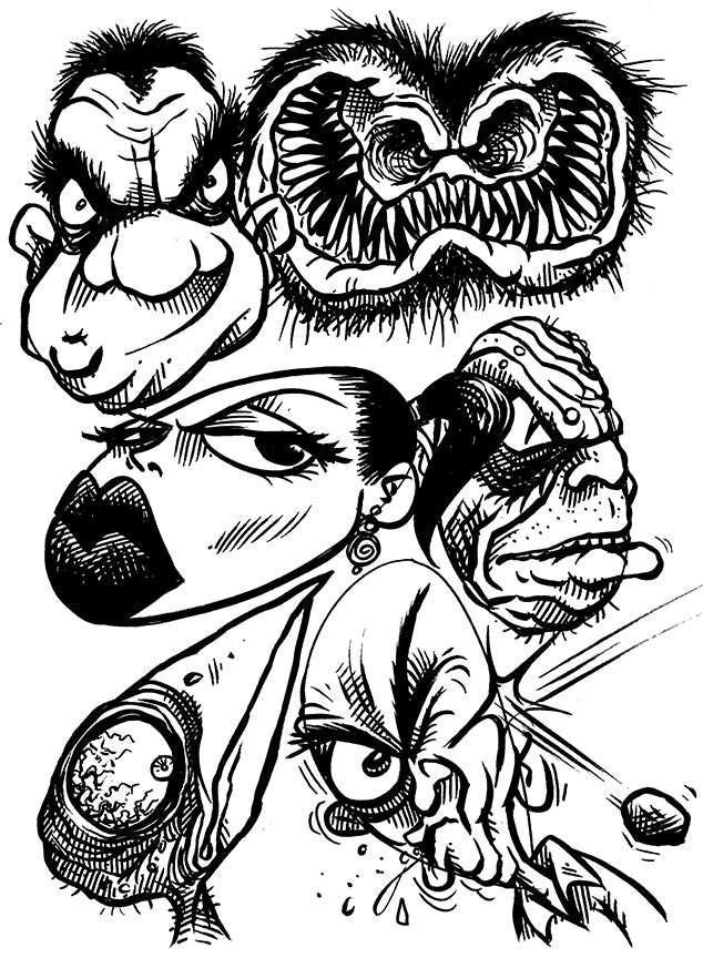 Cartooning: Head Shapes & Expressions with Dennis Preston