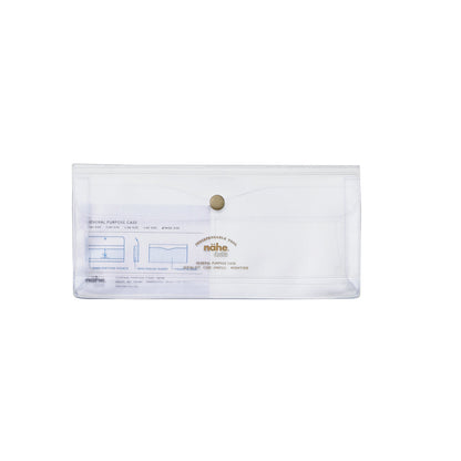 Nahe's General Purpose wide Organizer shown in clear on a white background